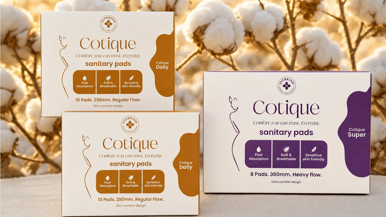 Day One Cotique bundle with every included pack